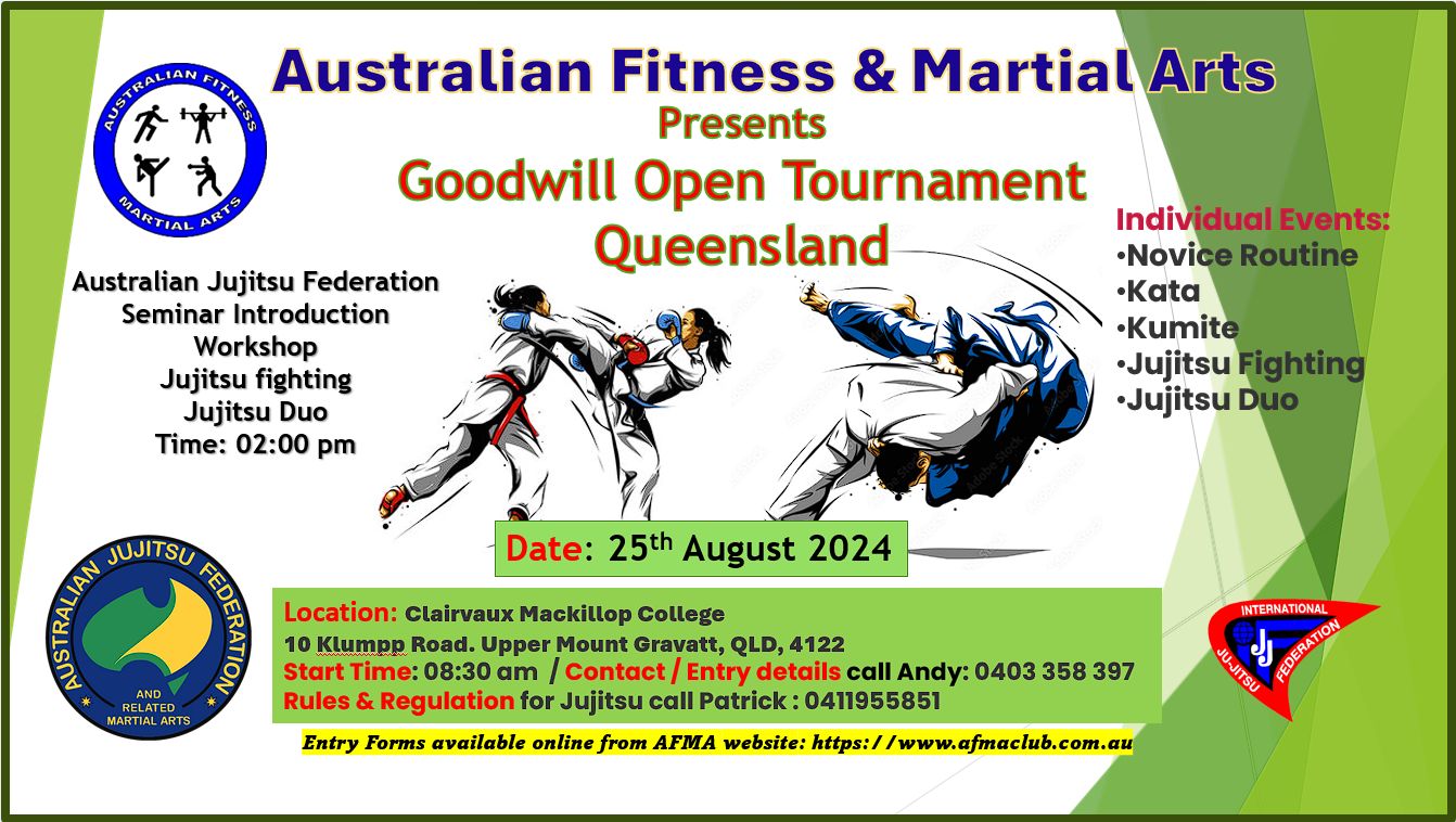 Jujitsu Competition held post Goodwill Competition